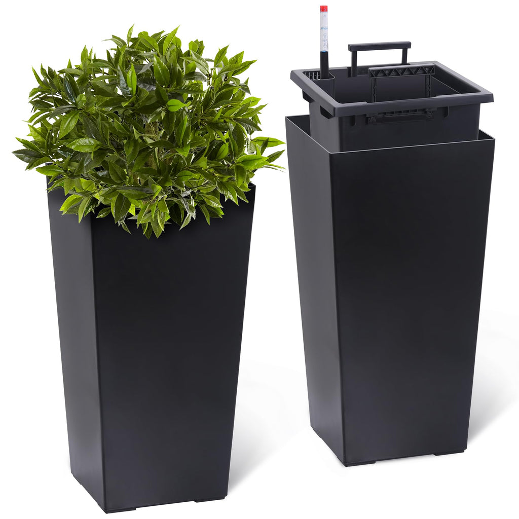 Self-Watering Tall Planters — Set of 2 — product image 1