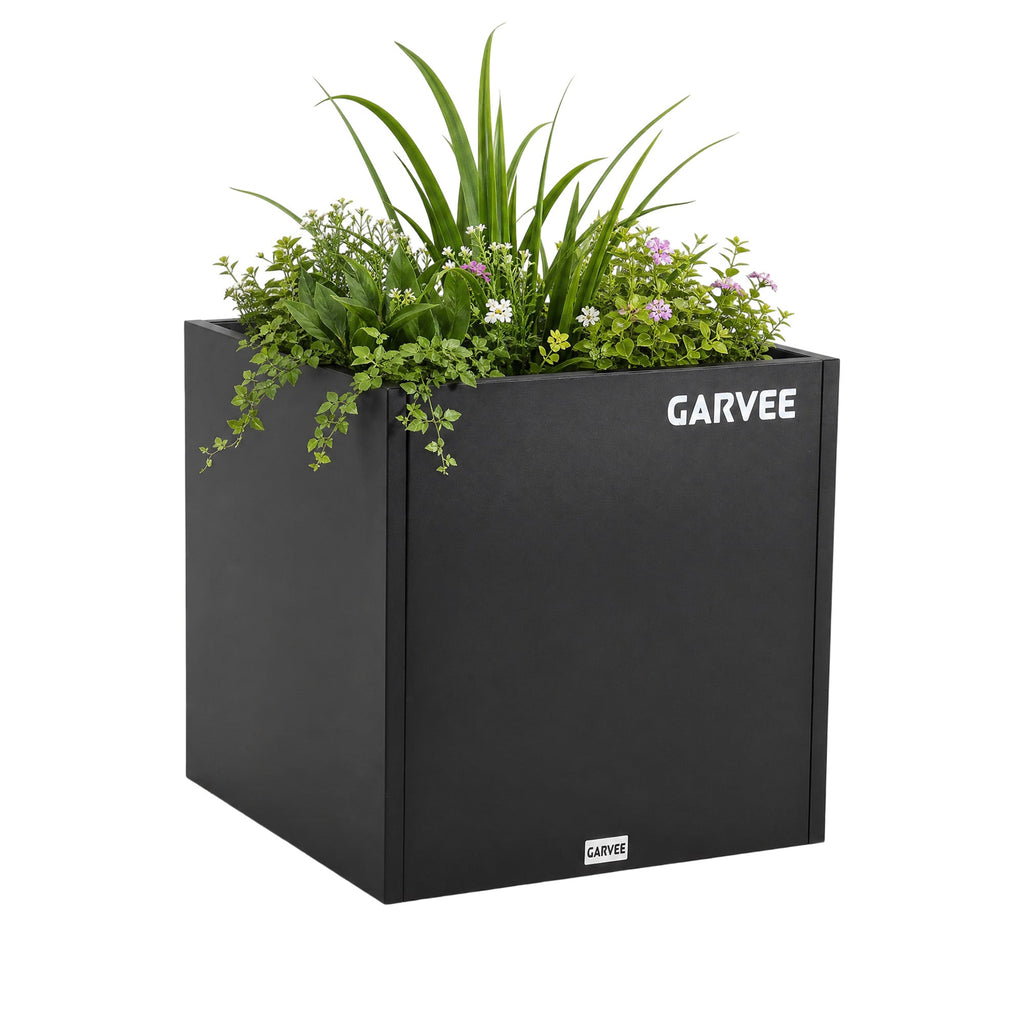 20-Inch Square Metal Planter Box — product image 1