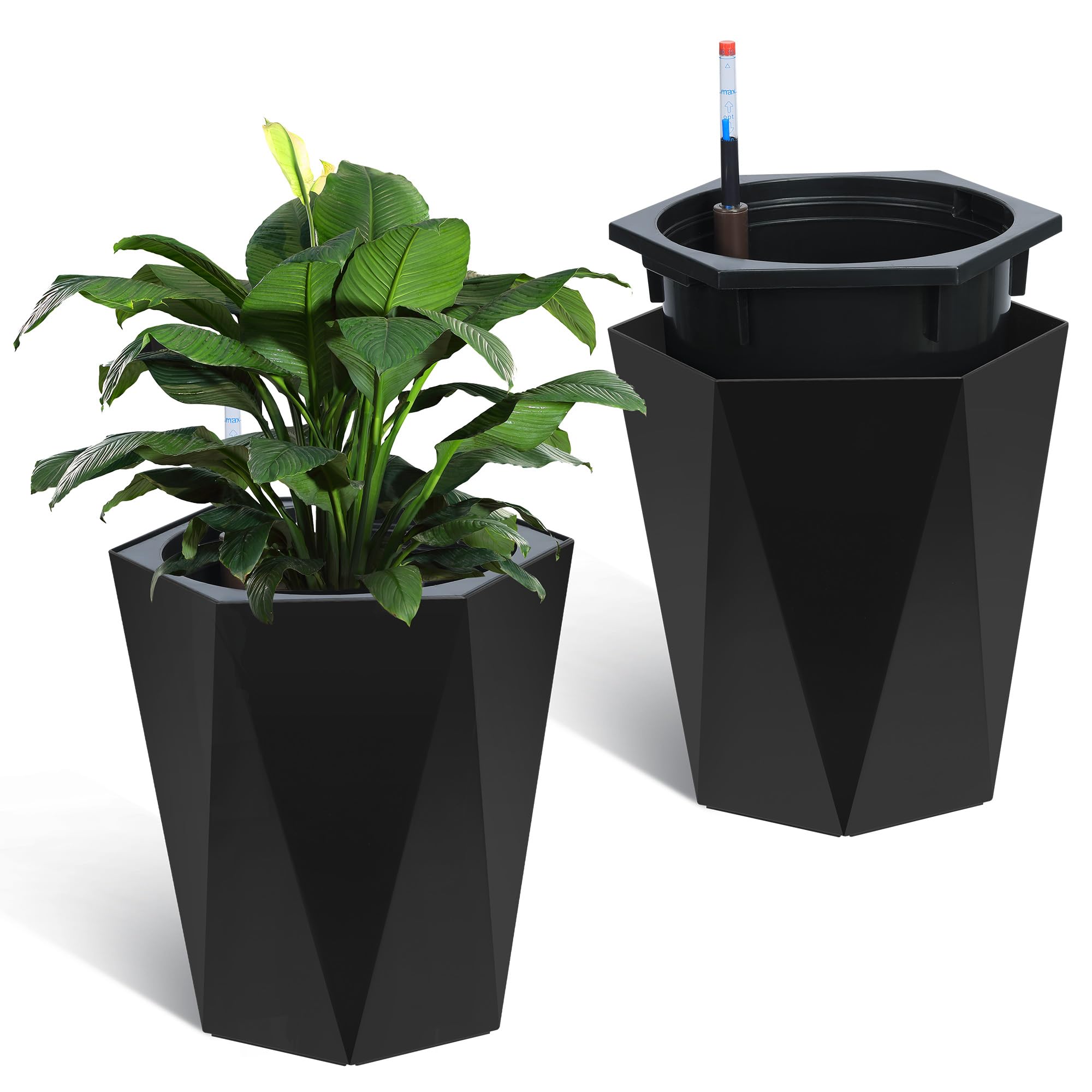 Self-Watering Planters — Set of 2 — product image 1