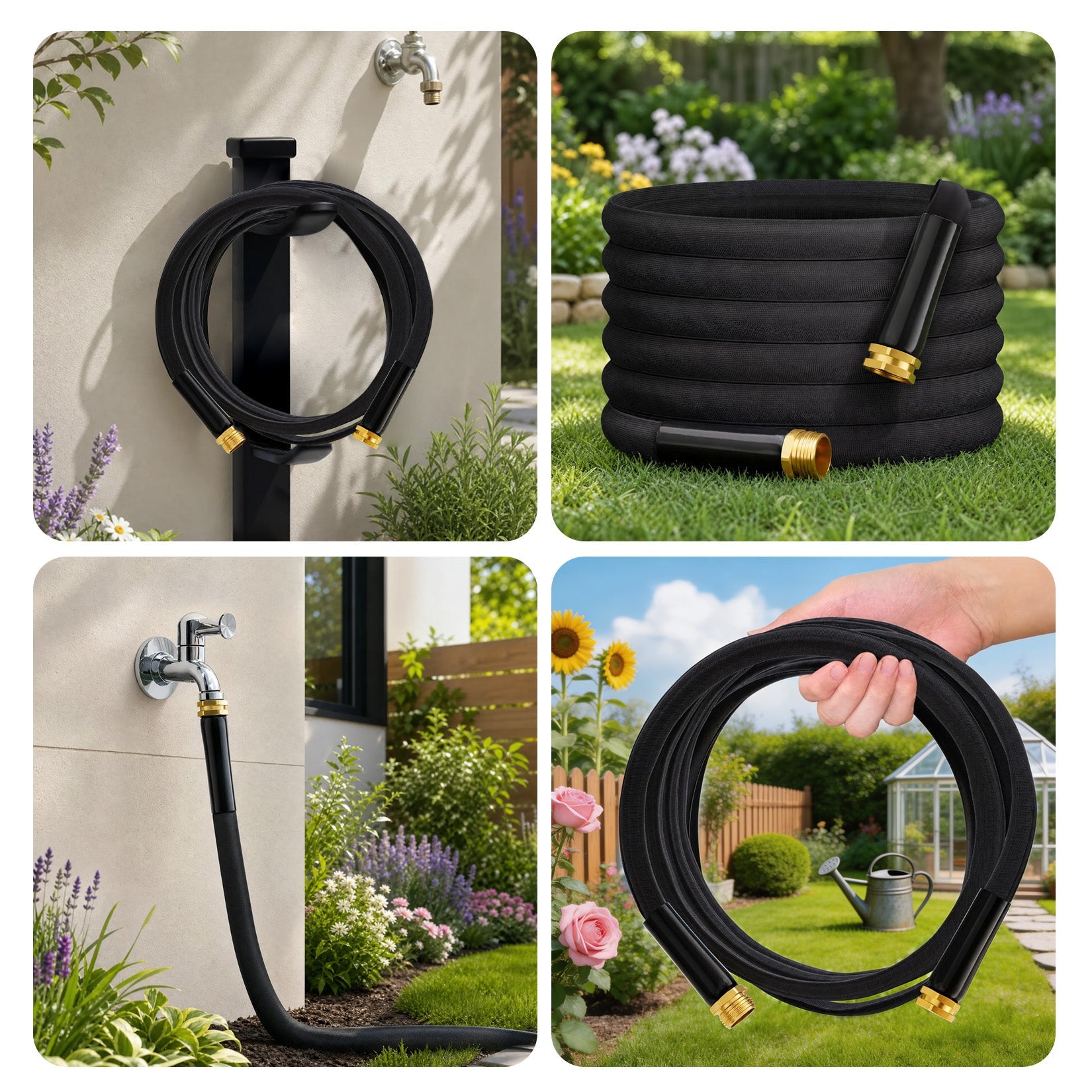 100 ft Non-Expandable Fabric Garden Hose — product image 3