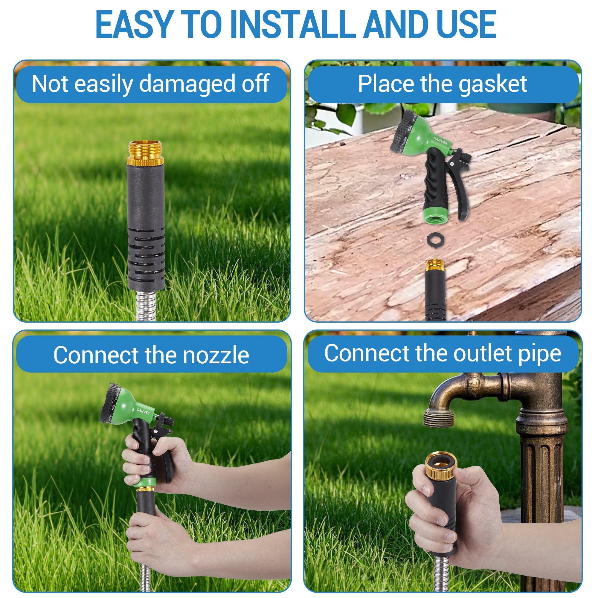 75 ft Stainless Steel Garden Hose — product image 3