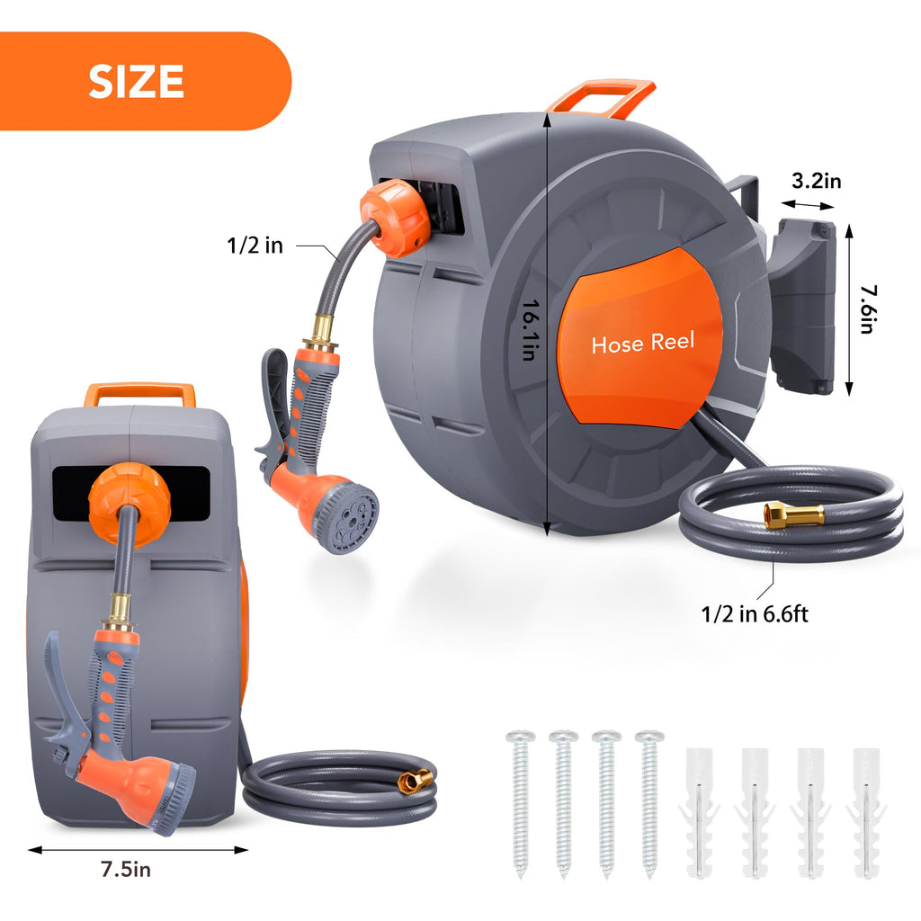 100 ft Retractable Garden Hose Reel — product image 3