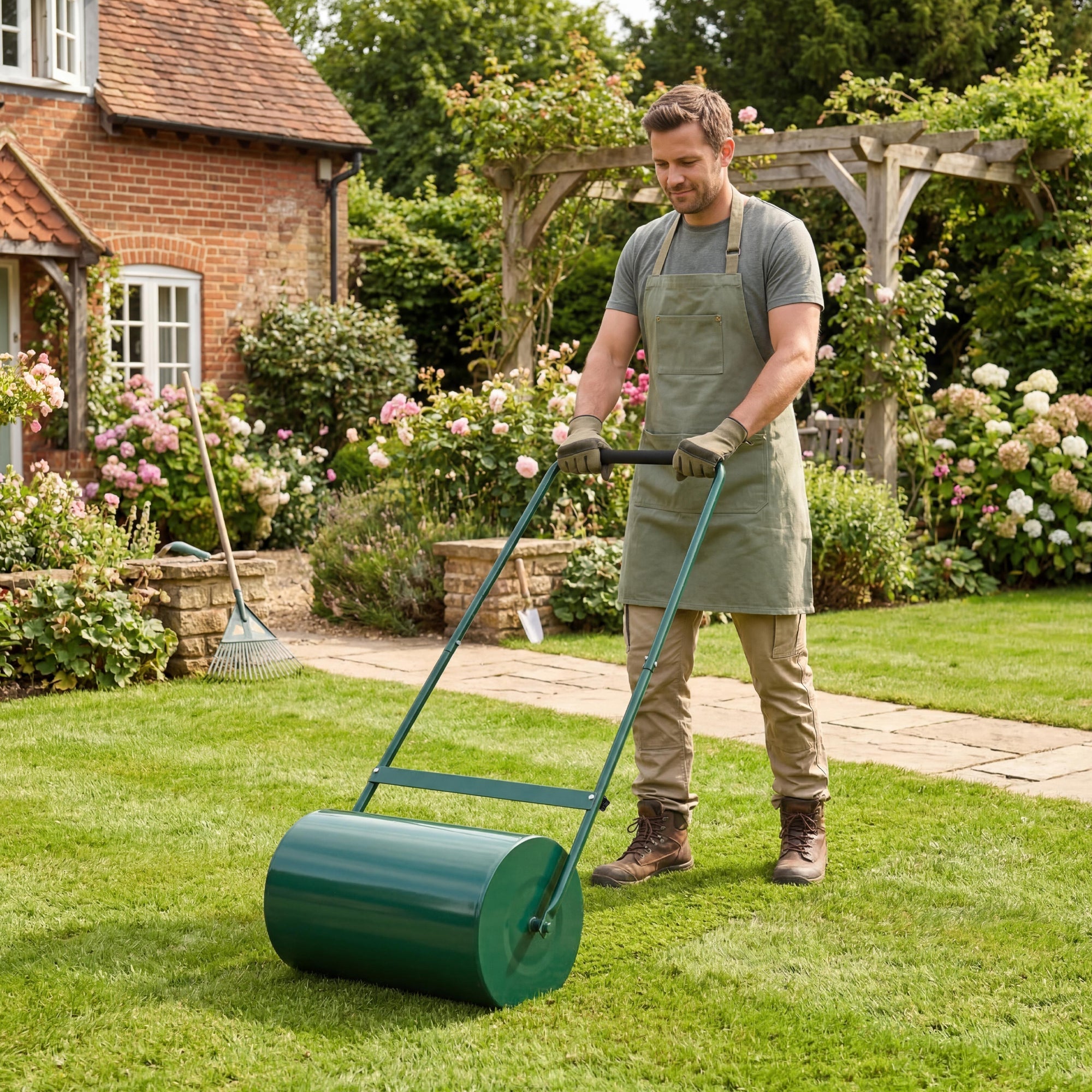 23-Inch Garden Lawn Roller — product image 3